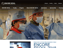 Tablet Screenshot of encoreseoul.org